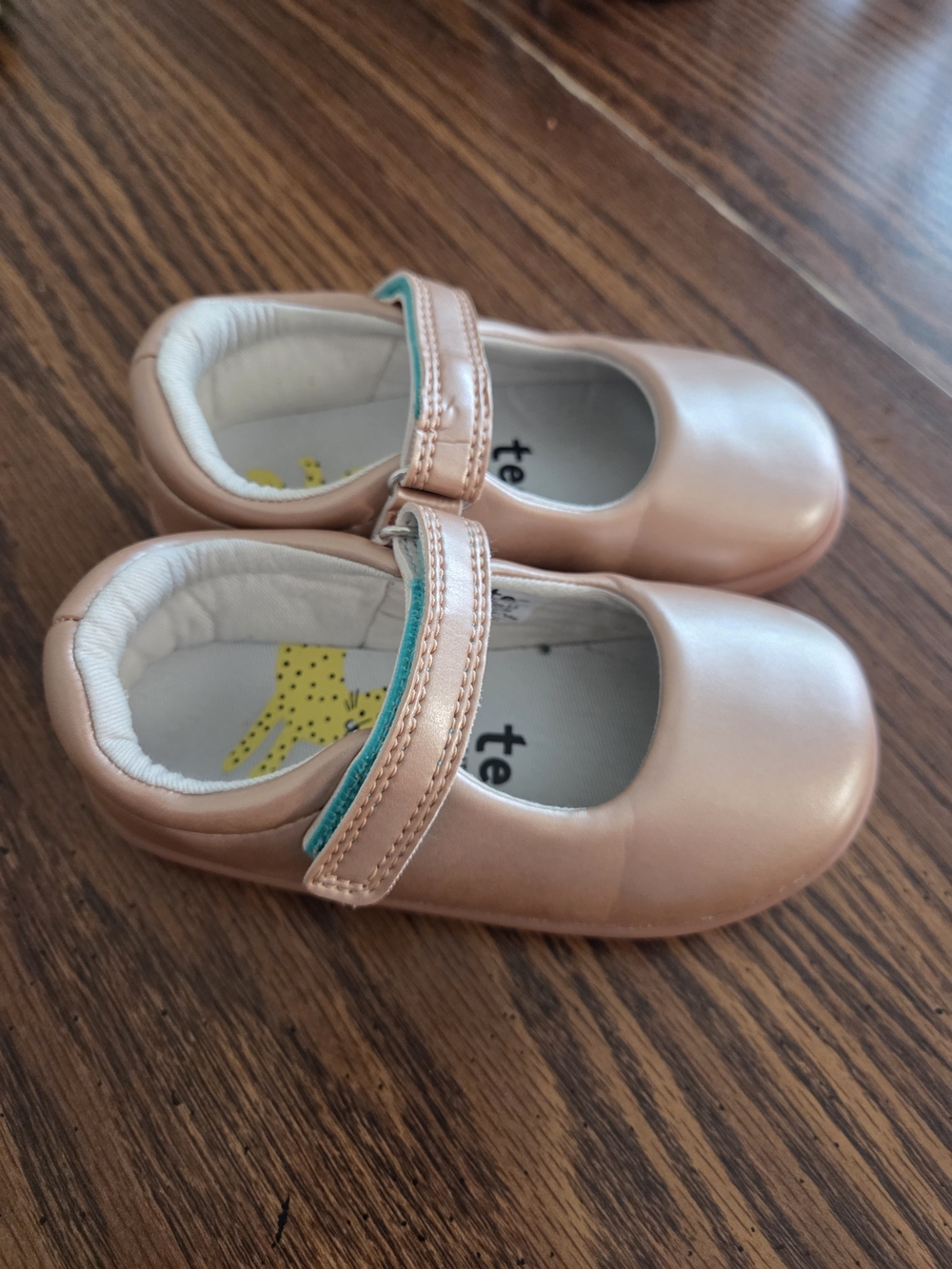 Ten Little Rose Gold Mary Janes - Size 8.5